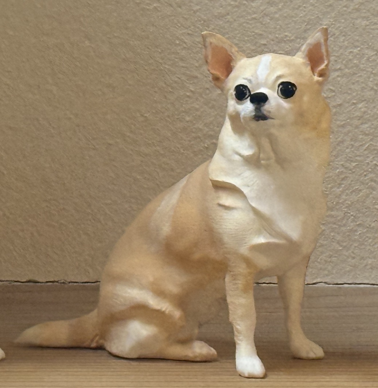 チワワのフィギュア作例