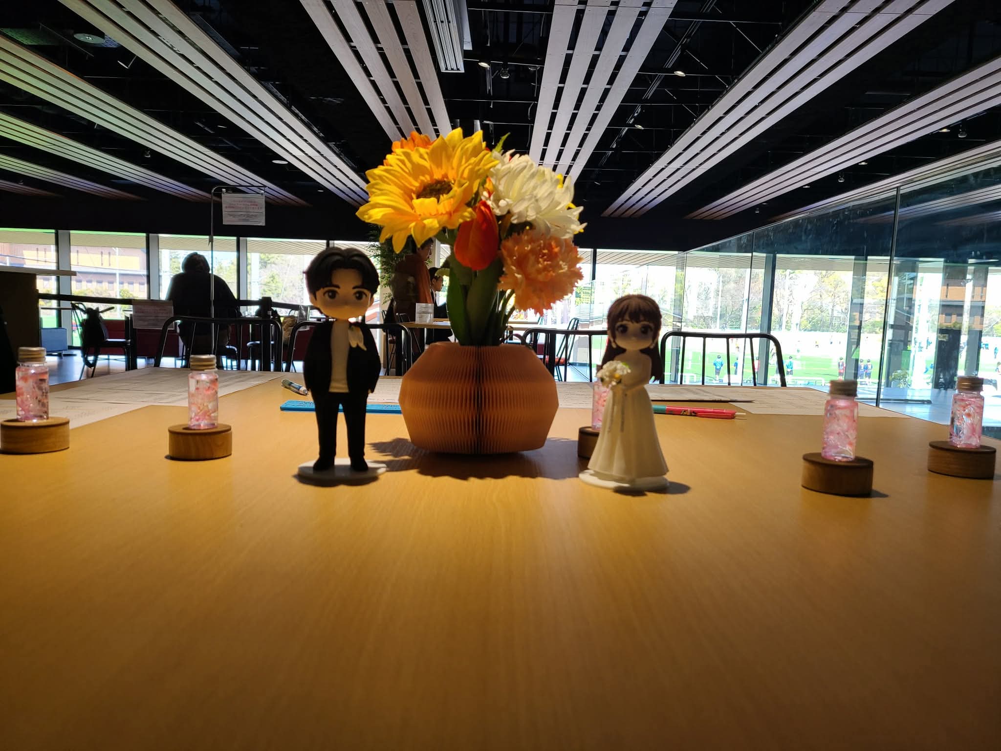 新郎新婦のペアフィギュア作例